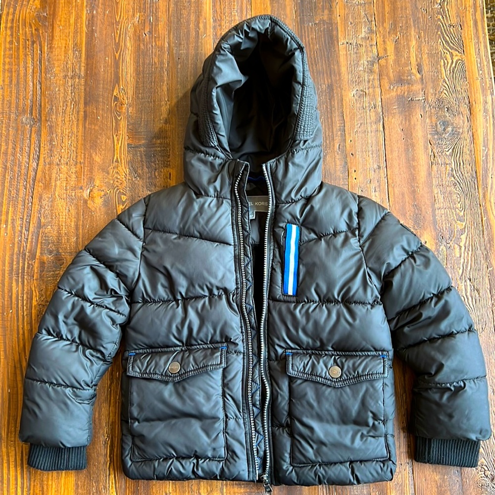 Michael Kors 4T Black Heavy Puffer Coat